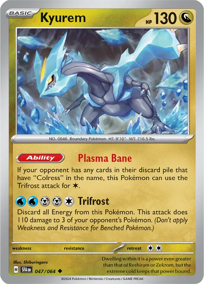 Kyurem 047 - Shrouded Fable Pokesingles