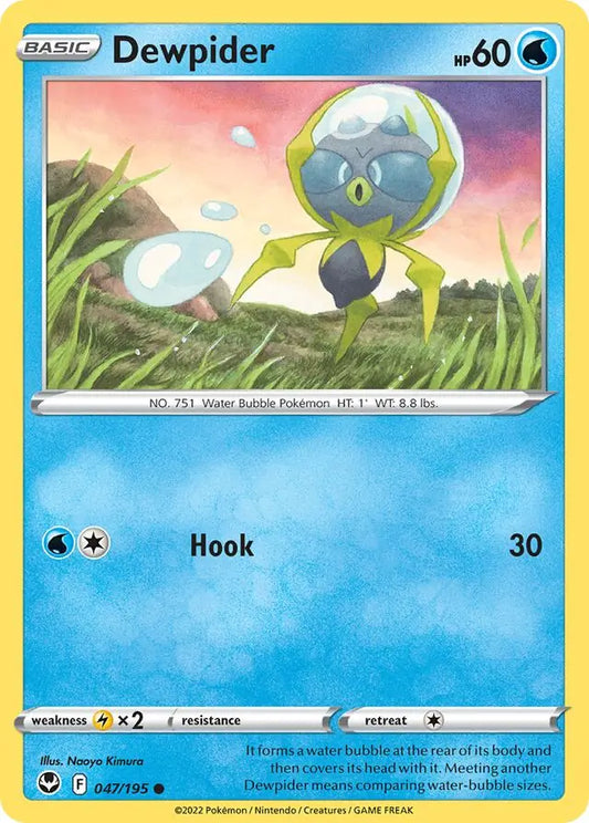 Dewpider 047, Silver Tempest | Sword & Shield, , 0.00 kr, Pokesingles. Kjøp pokemon kort til lave priser hos oss.