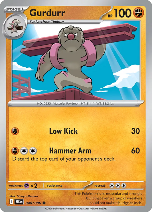 Gurdurr 048 - Black Bolt Pokesingles