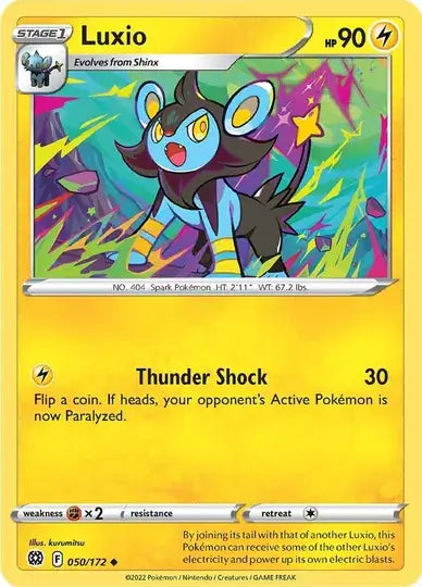Luxio 050, Brilliant Stars | Sword & Shield, , 0.00 kr, Pokesingles. Kjøp pokemon kort til lave priser hos oss.