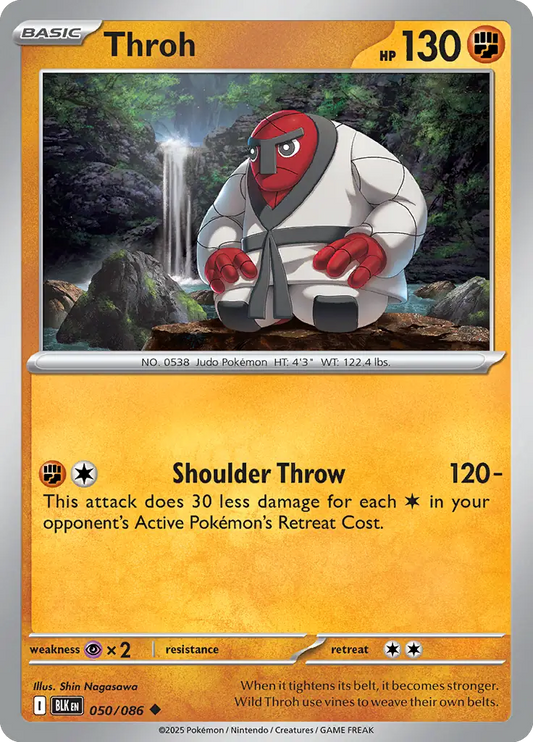 Throh 050 - Black Bolt Pokesingles