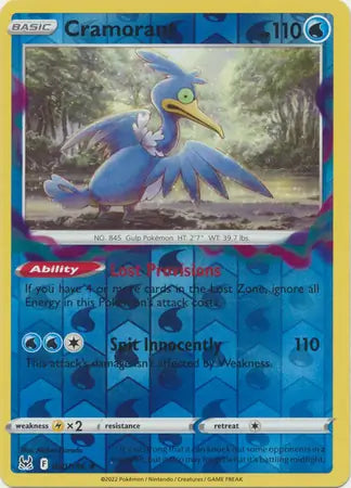 Cramorant Reverse Holo 050, Lost Origin | Sword & Shield, , 0.00 kr, Pokesingles. Kjøp pokemon kort til lave priser hos oss.