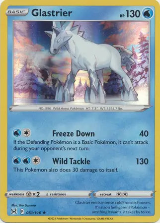 Glastrier 051, Lost Origin | Sword & Shield, , 0.00 kr, Pokesingles. Kjøp pokemon kort til lave priser hos oss.