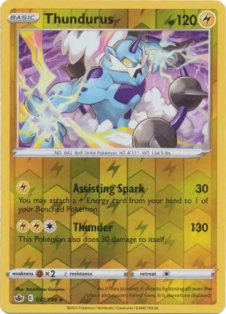 Thundurus Reverse Holo 052