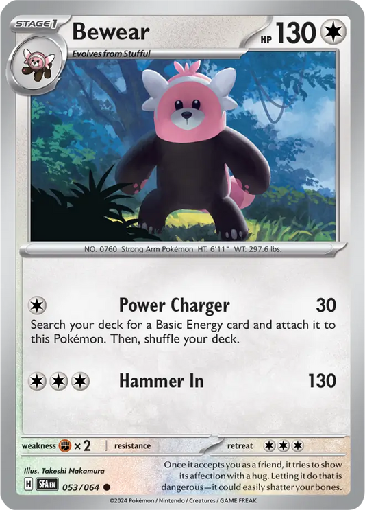 Bewear 053 - Shrouded Fable Pokesingles