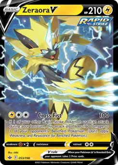 Zeraora V 053 - Chilling Reign