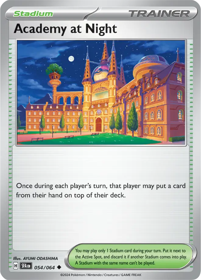 Night Academy 054 - Shrouded Fable Pokesingles