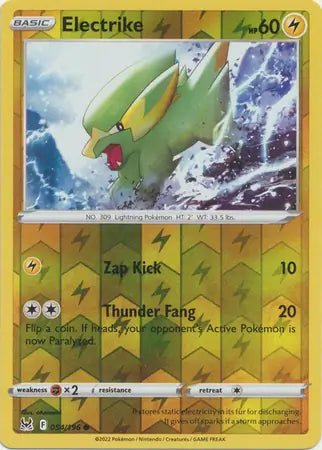Electrike Reverse Holo 054, Lost Origin | Sword & Shield, , 0.00 kr, Pokesingles. Kjøp pokemon kort til lave priser hos oss.