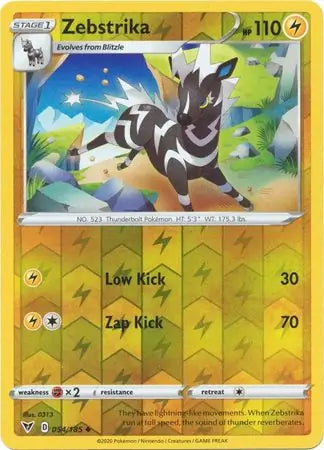 Zebstrika Reverse Holo 054 - Vivid Voltage