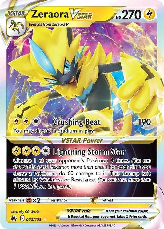 Zeraora VSTAR 055, Crown Zenith | Sword & Shield, , 0.00 kr, Pokesingles. Kjøp pokemon kort til lave priser hos oss.
