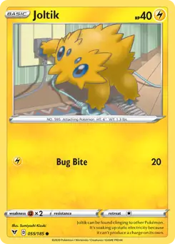 Joltik 055 - Vivid Voltage Pokesingles