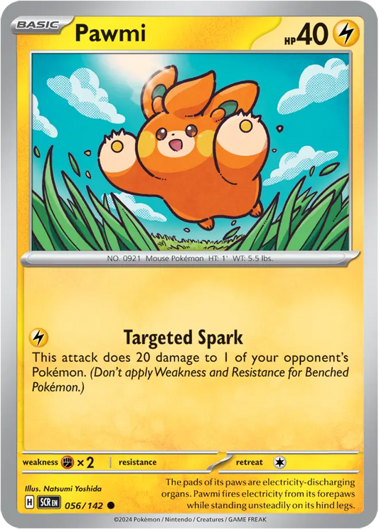 Pawmi 056 - Stellar Crown Pokesingles