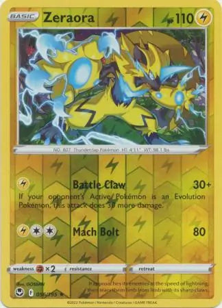 Zeraora Reverse Holo 056, Silver Tempest | Sword & Shield, , 0.00 kr, Pokesingles. Kjøp pokemon kort til lave priser hos oss.