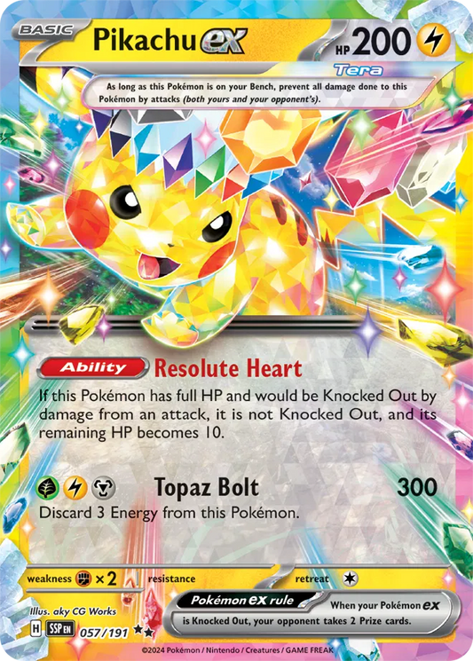Pikachu 057 - Surging Sparks Pokesingles