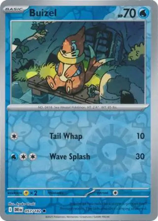 Buizel Reverse Holo 057 - Destined Rivals Pokesingles