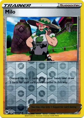 Milo Reverse Holo 057 Pokesingles