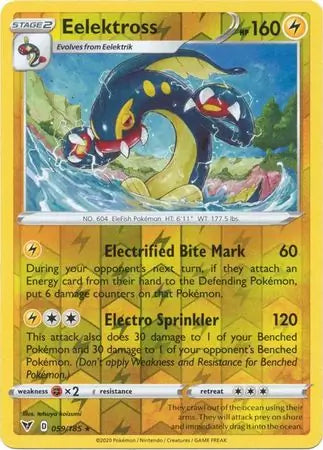 Eelektross Reverse Holo 059 - Vivid Voltage Pokesingles