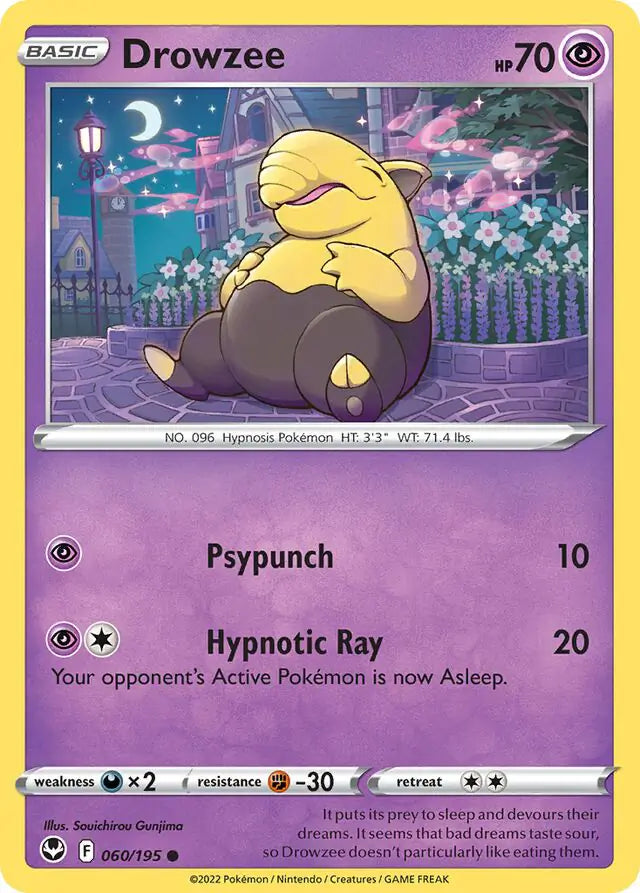 Drowzee 060, Silver Tempest | Sword & Shield, , 0.00 kr, Pokesingles. Kjøp pokemon kort til lave priser hos oss.