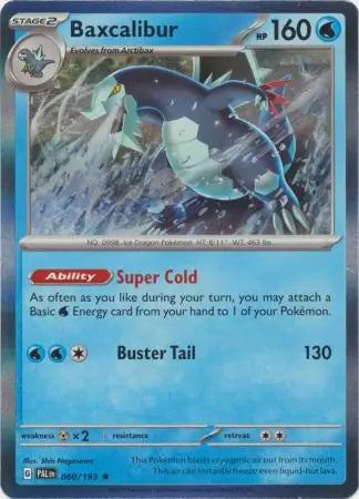 Baxcalibur 060 - Paldea Evolved, Paldea Evolved | Scarlet & Violet, , 5.00 kr, Pokesingles. Kjøp pokemon kort til lave priser hos oss.