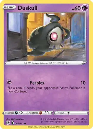 Duskull 060, Brilliant Stars | Sword & Shield, , 0.00 kr, Pokesingles. Kjøp pokemon kort til lave priser hos oss.