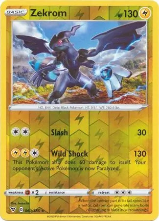 Zekrom Reverse Holo 060 - Vivid Voltage
