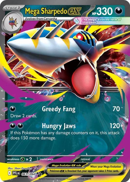 Mega Sharpedo 61 - Phantasmal Flames
