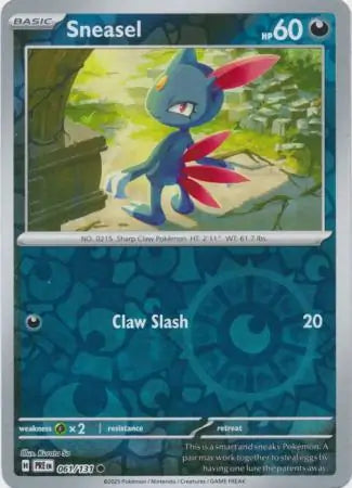Sneasel Reverse Holo 061 Pokesingles