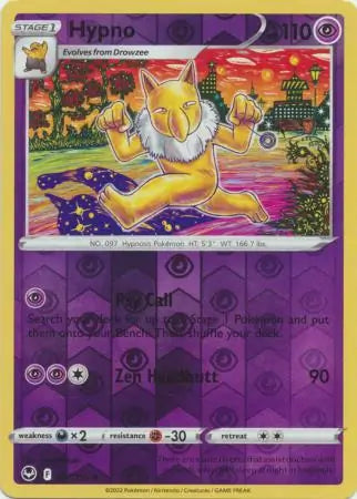 Hypno Reverse Holo 061, Silver Tempest | Sword & Shield, , 0.00 kr, Pokesingles. Kjøp pokemon kort til lave priser hos oss.