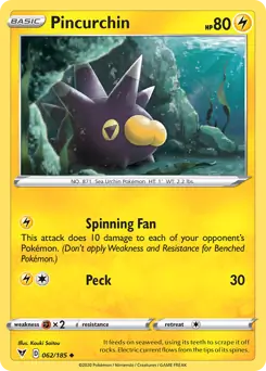 Pincurchin 062 - Vivid Voltage Pokesingles