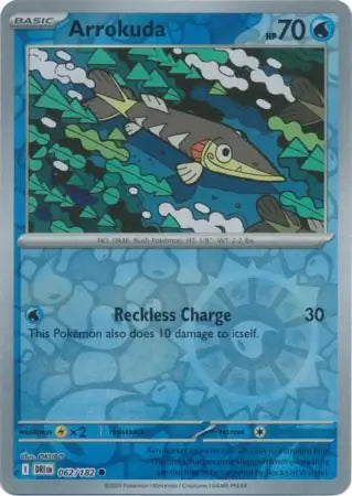 Arrokuda Reverse Holo 062 - Destined Rivals Pokesingles