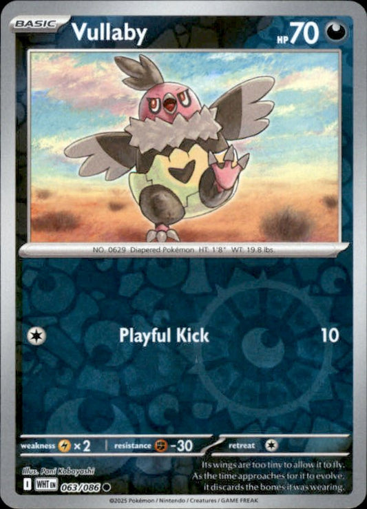 Vullaby Reverse Holo 063 - White Flare Pokesingles