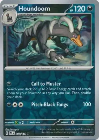 Houndoom Reverse Holo 063 Pokesingles