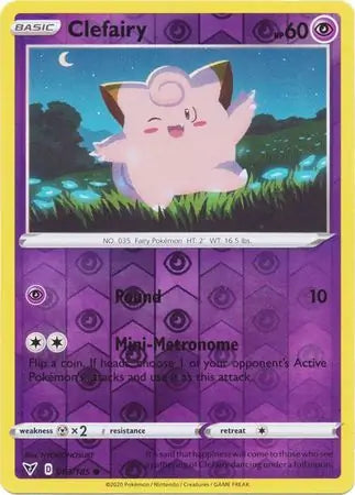 Clefairy Reverse Holo 063 - Vivid Voltage