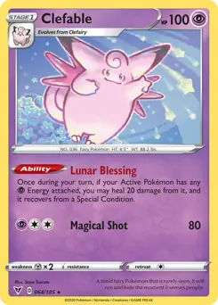 Clefable 064 - Vivid Voltage Pokesingles