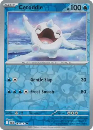 Cetoddle Reverse Holo 064 - Destined Rivals Pokesingles