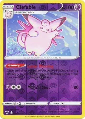 Clefable Reverse Holo 064 - Vivid Voltage