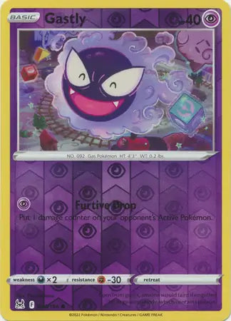 Gastly Reverse Holo 064, Lost Origin | Sword & Shield, , 0.00 kr, Pokesingles. Kjøp pokemon kort til lave priser hos oss.