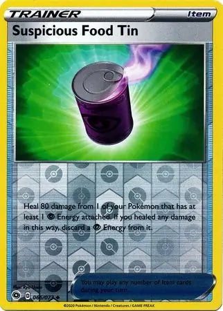 Suspicious Food Tin Reverse Holo 066