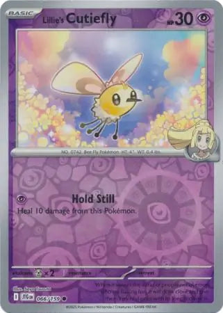 Lillie's Cutiefly Reverse Holo 066 - Journey Together Pokesingles