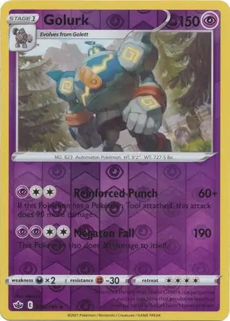 Golurk Reverse Holo 066 Pokesingles