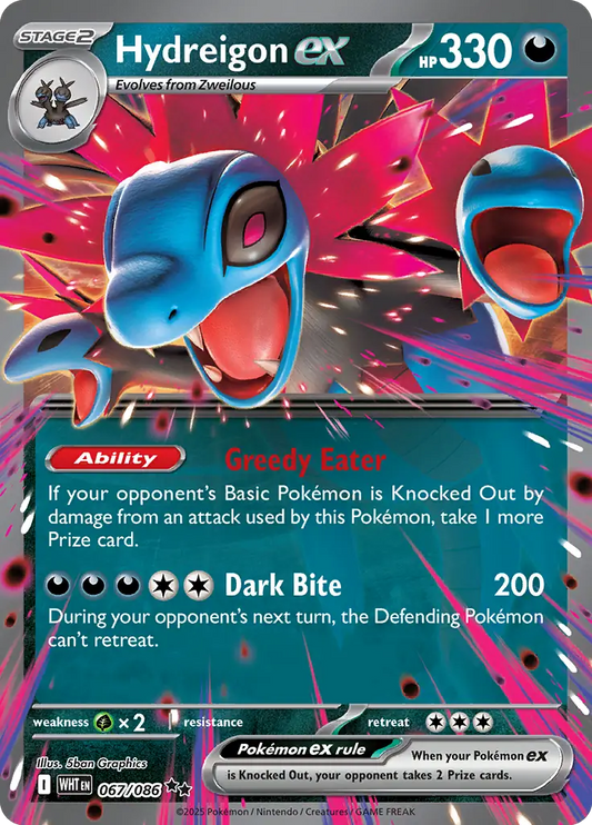 Hydreigon ex 067 - White Flare Pokesingles
