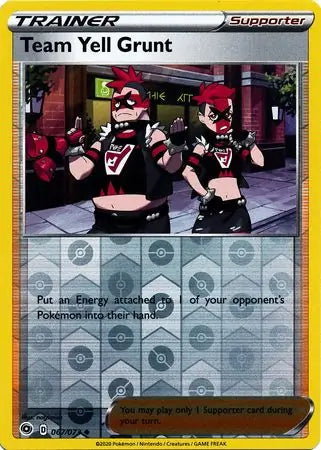 Team Yell Grunt Reverse Holo 067