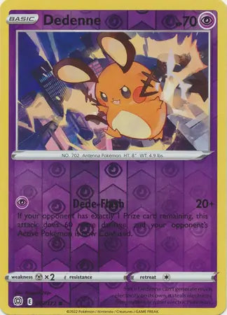 Dedenne Reverse Holo 067, Brilliant Stars | Sword & Shield, , 0.00 kr, Pokesingles. Kjøp pokemon kort til lave priser hos oss.