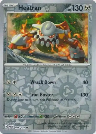 Heatran Reverse Holo 068 Pokesingles