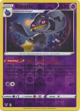 Banette Reverse Holo 068 - Vivid Voltage
