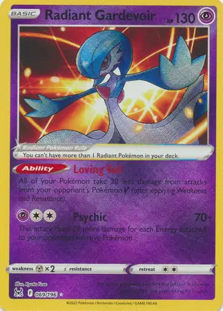 Radiant Gardevoir 069, Lost Origin | Sword & Shield, radiant, 10.00 kr, Pokesingles. Kjøp pokemon kort til lave priser hos oss.