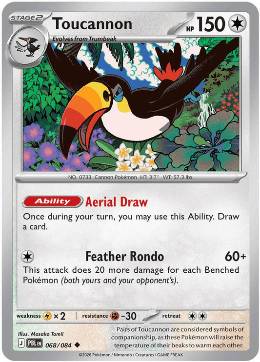 Toucannon 068/084 (Reverse Holo) - Pitch Black