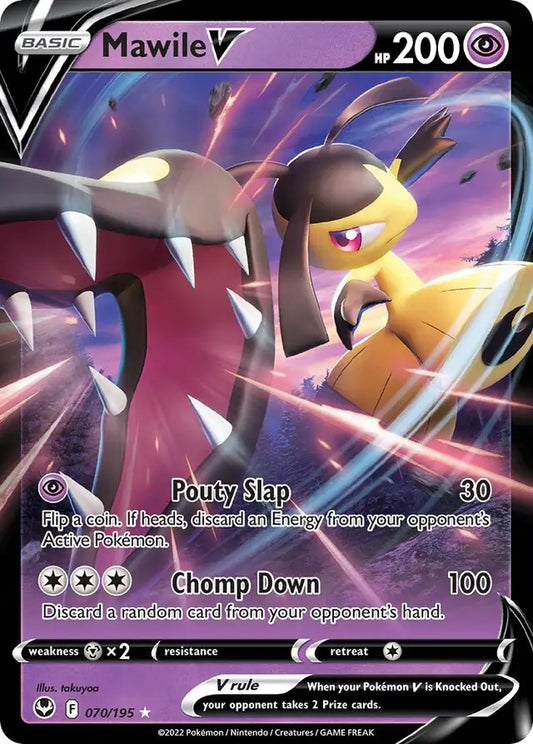 Mawile V 070, Silver Tempest | Sword & Shield, , 0.00 kr, Pokesingles. Kjøp pokemon kort til lave priser hos oss.