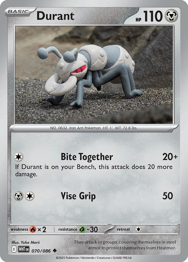 Durant 070 - White Flare Pokesingles