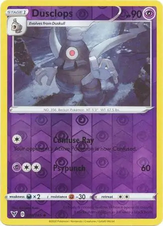 Dusclops Reverse Holo 070 - Vivid Voltage